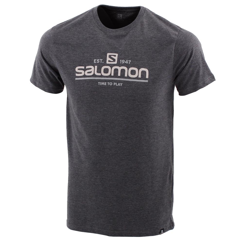 SALOMON TIME TO PLAY SS M Philippines - Men's Tee Shirt - Grey | 918350-FZT
